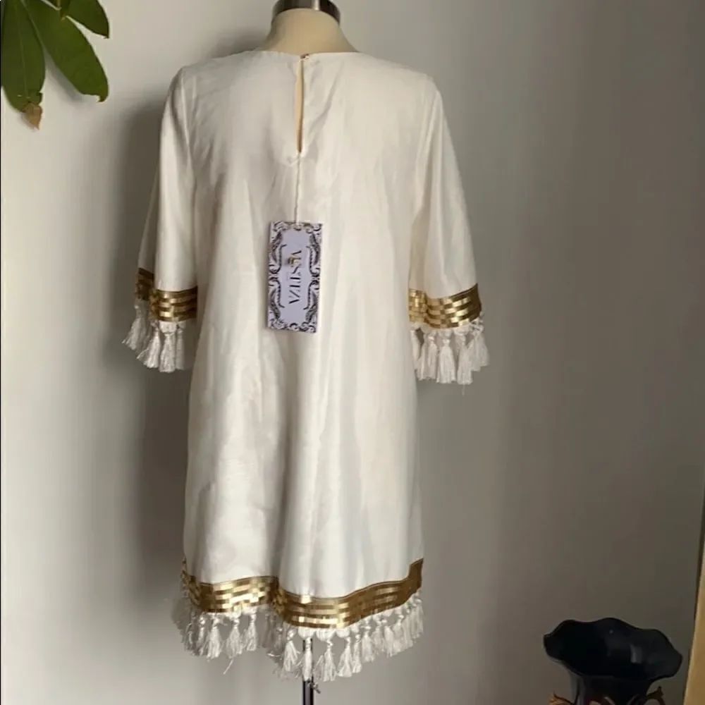 MESTIZA SHIMMY SHIMMY TASSEL DRESS - Picture 5 of 7